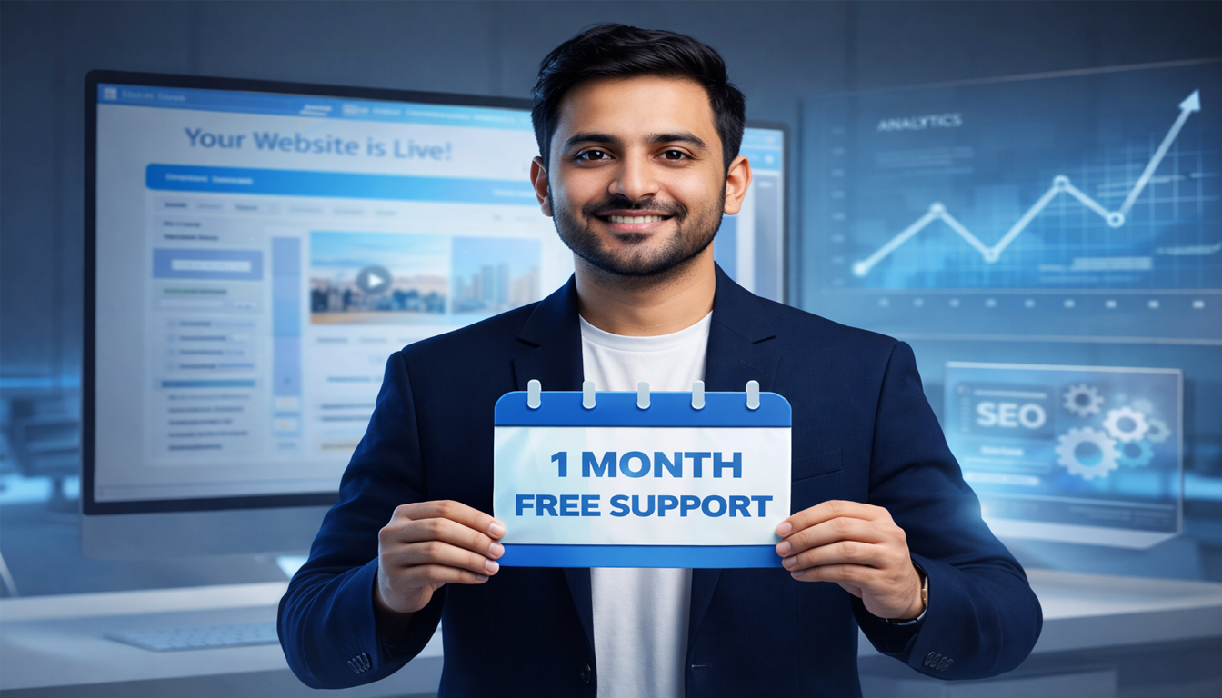 When a project is delivered, the real journey doesn’t end — it actually begins.That’s exactly why I offer one full month of free support with my services. Not as a promotion, not as a gimmick — but as a commitment.