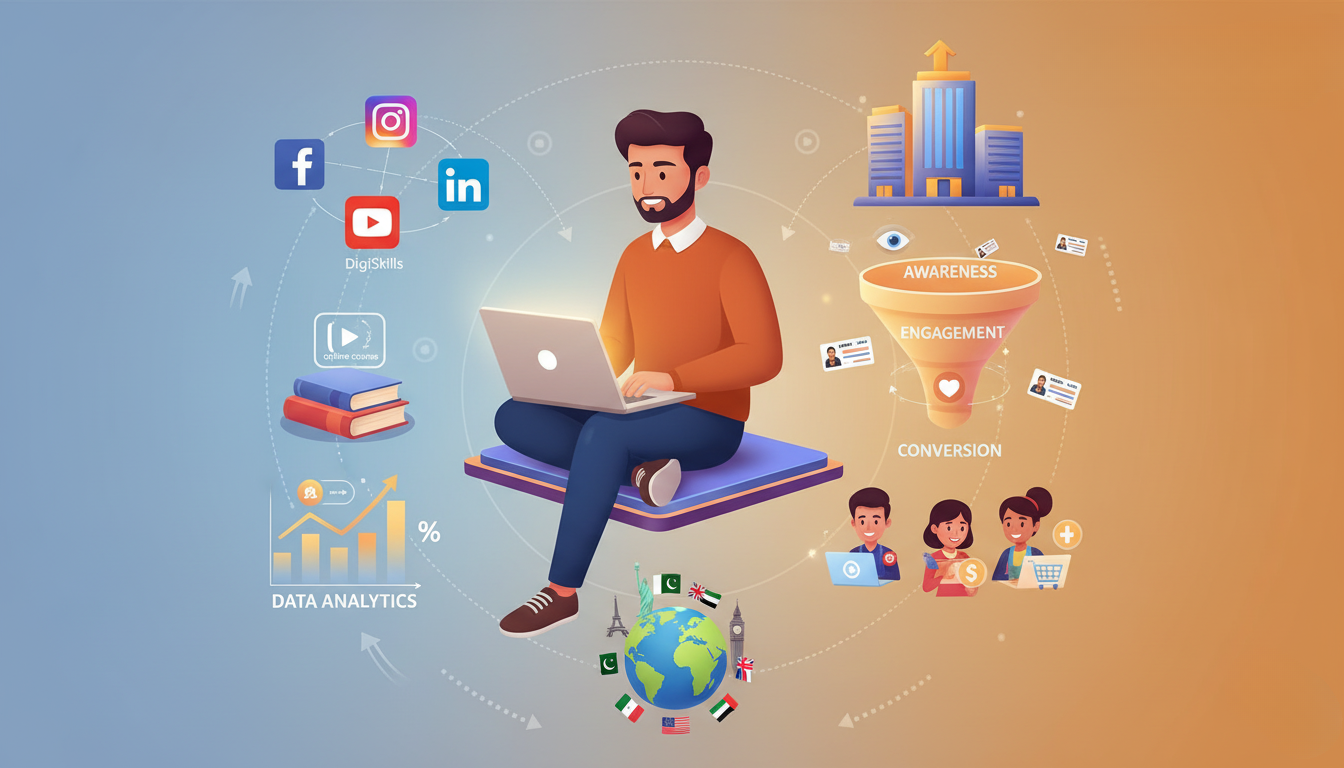 How I Learned Digital Marketing from DigiSkills — And How I Handle Clients Today